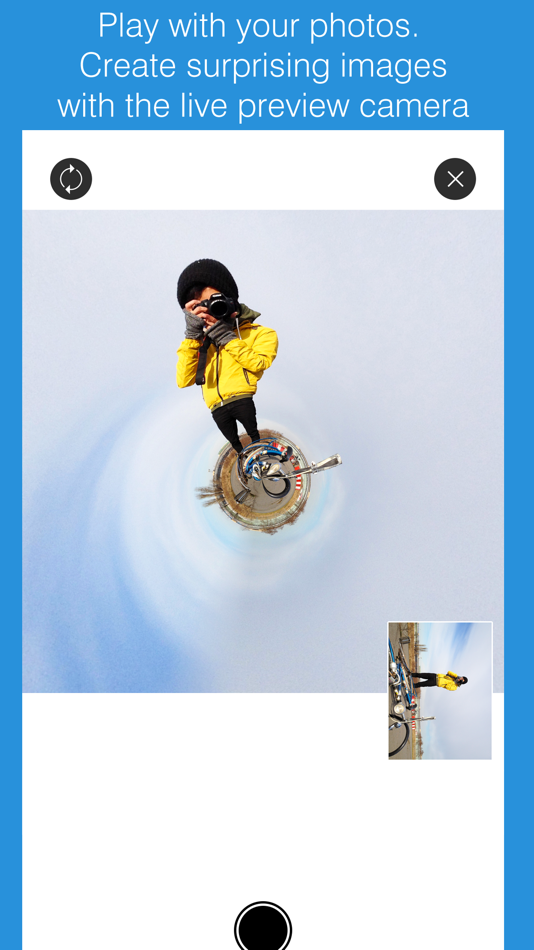 #2. Tiny Planet Photos and Video (iOS) By: infoding.com