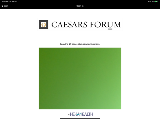 Caesars Wellness Challenge iPad screenshot