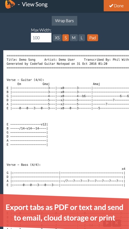 Guitar Notepad - Tab Editor screenshot-4