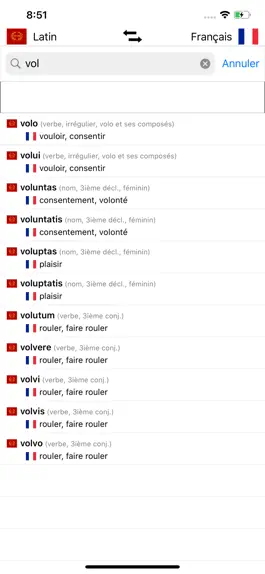 Game screenshot Dictionnaire Latin-Français mod apk