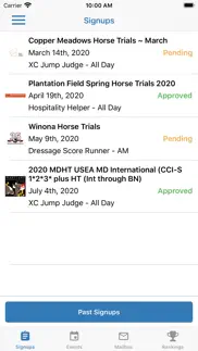 eventing volunteers iphone screenshot 1