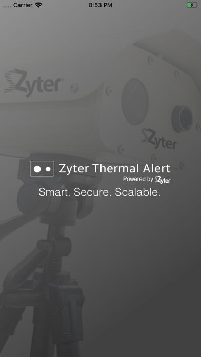 Zyter Thermal Alert Screenshot