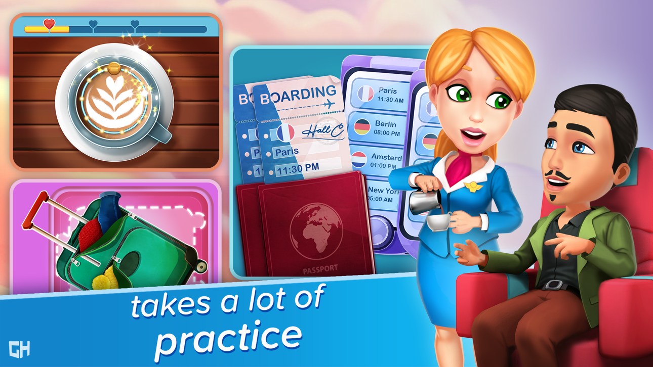 Amber's Airline - High Hopes iOS Mod IPA screenshot 2 - iOS game interface
