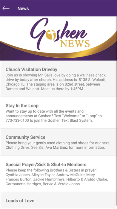 Screenshot #3 pour Goshen SDA