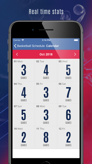 Basketball Schedule NBA 2023 screenshot 3