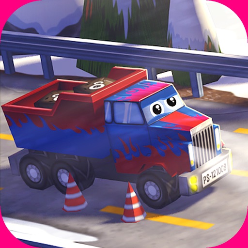 A Little Truck in Action Free: 3D Camion Driving Game with Funny Cars for Kids icon
