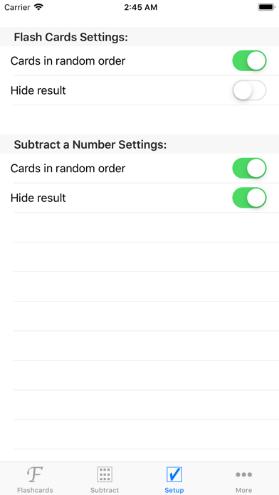 Math Subtraction Flashcards screenshot 4