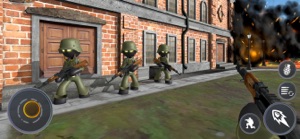 Stickman WW2 Duty - FPS screenshot #2 for iPhone