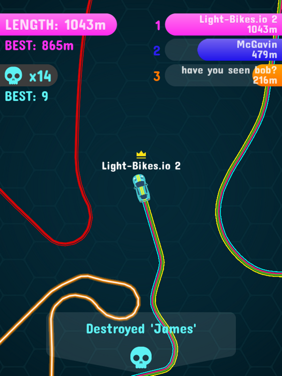 Screenshot #5 pour Light-Bikes.io 2