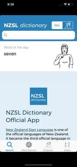 Game screenshot NZSL Dictionary hack