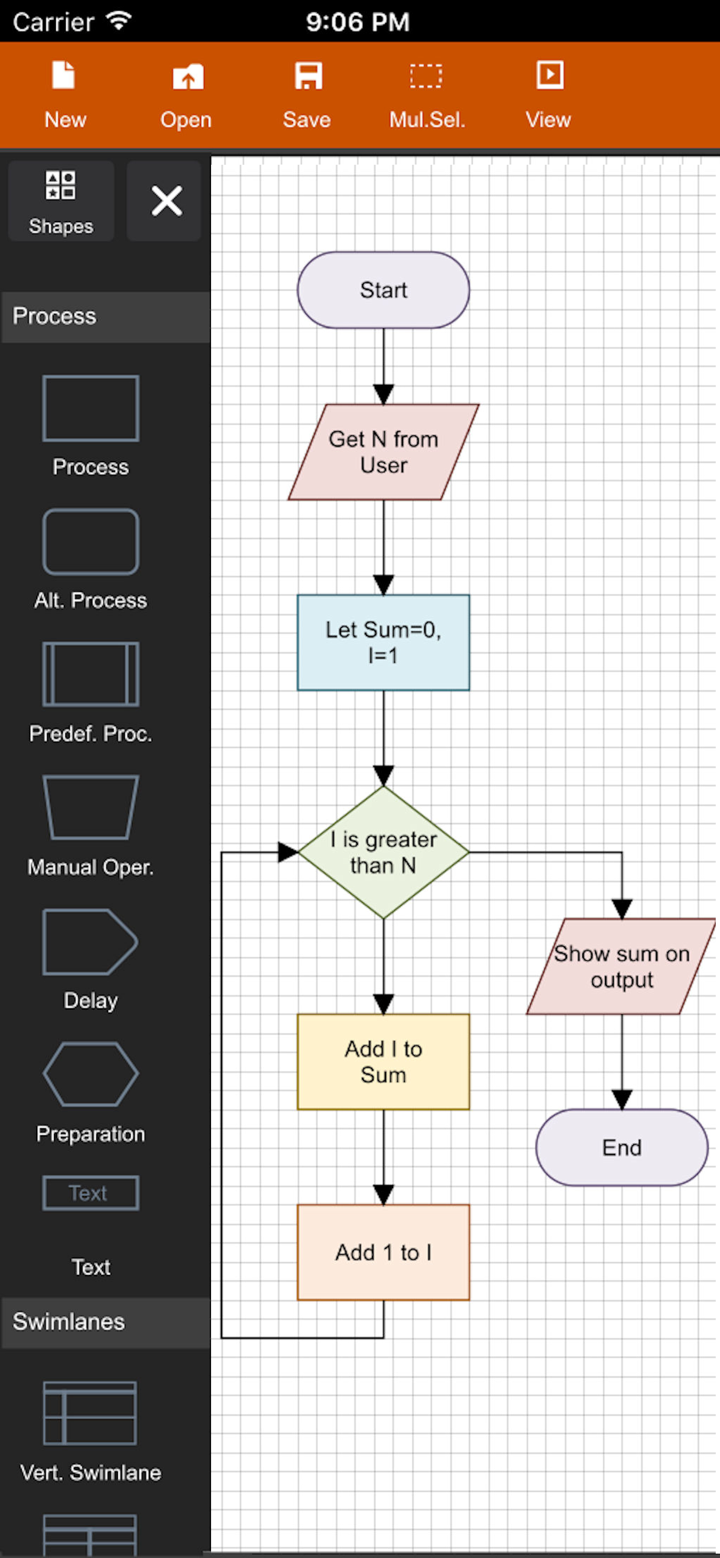 Flowdia Diagrams screenshot 1