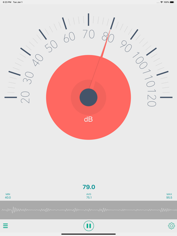 Screenshot #4 pour Sound Meter - Decibel Meter !