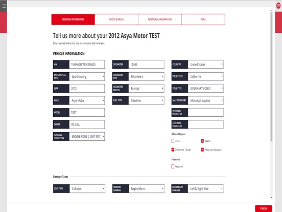 iBidSmart iPad screenshot 3 - Productivity app