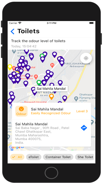 smartHHM-HealthHygieneMonitor Screenshot