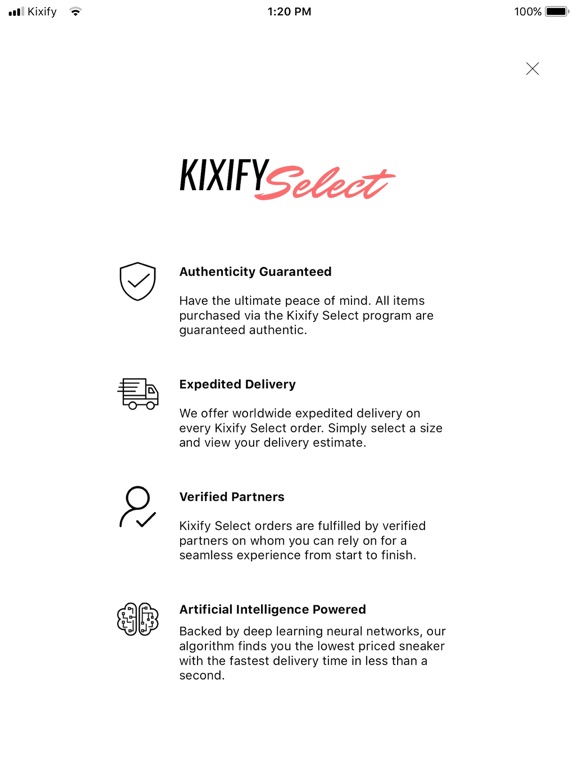 KIXIFY - Buy & Sell Sneakers iPad screenshot 5 - Shopping app