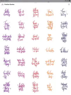 Positive Quotes Stickers iPad image 3