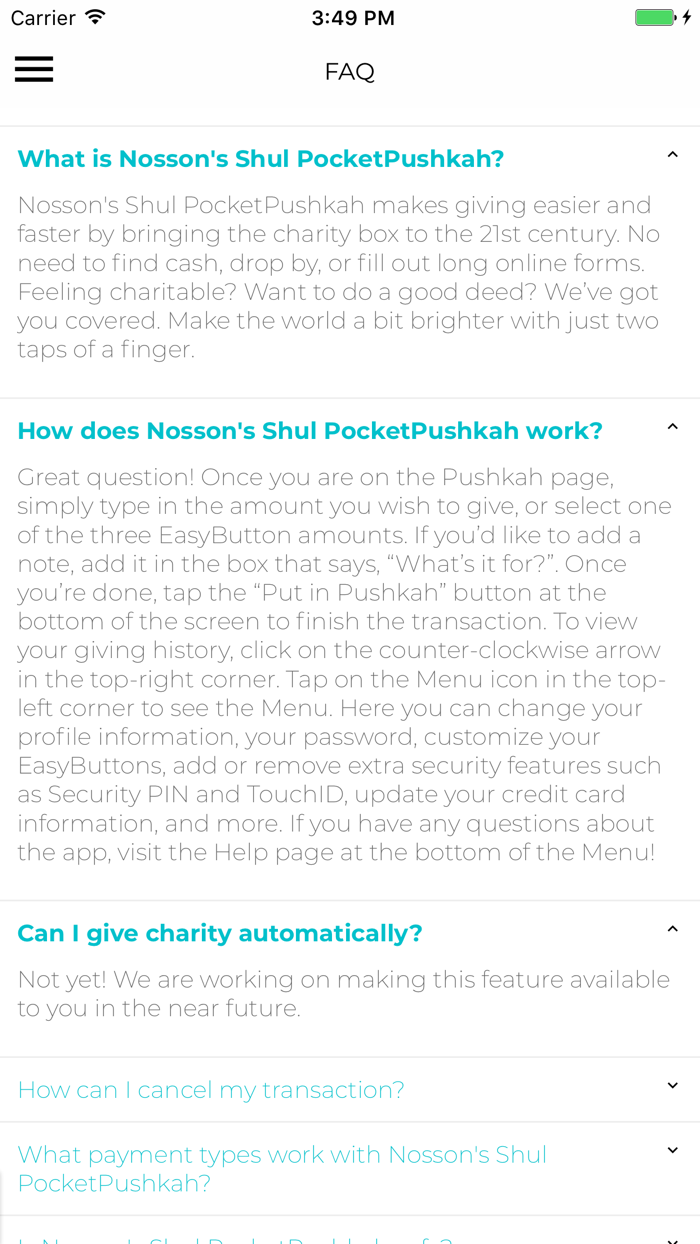 Nossons Shul Pushkah