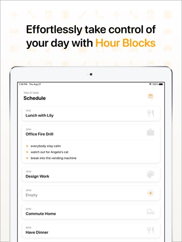 Hour Blocks: Day Plannerのおすすめ画像1