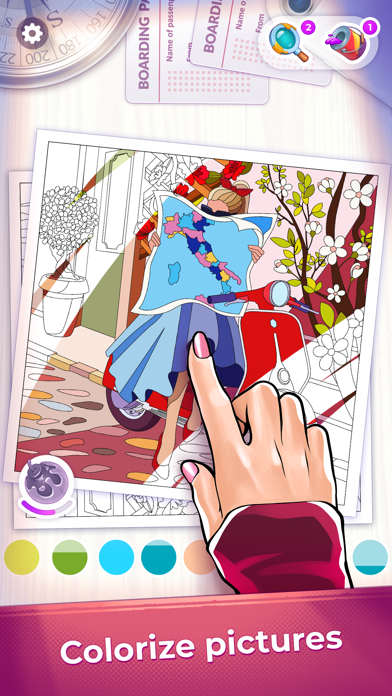 Emily's Stories: Coloring Book Screenshot