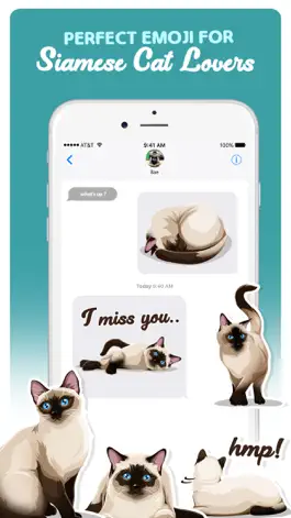 Game screenshot Siamese Cats Emoji Sticker mod apk