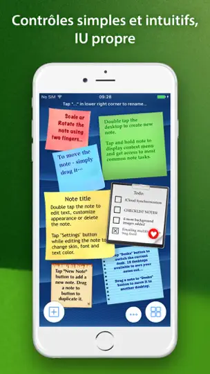 Capture d'écran de AbcNotes sur iPhone 1