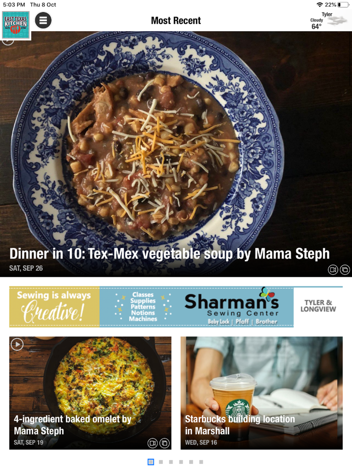 KLTV and KTRE East TX Kitchen