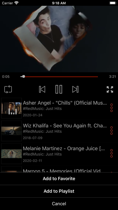 VidPlay - Music Video Streamer Screenshot