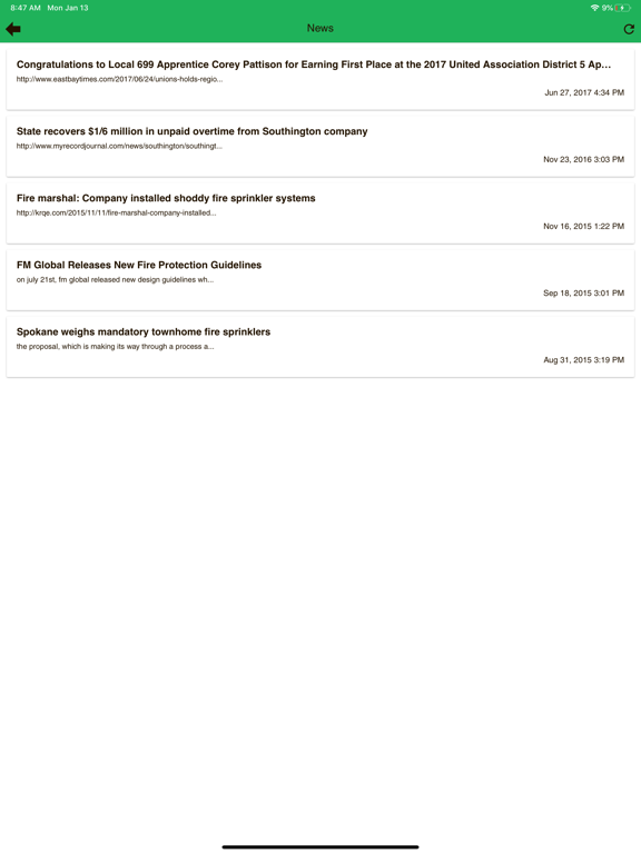Screenshot #6 pour Sprinkler Fitters Local 699