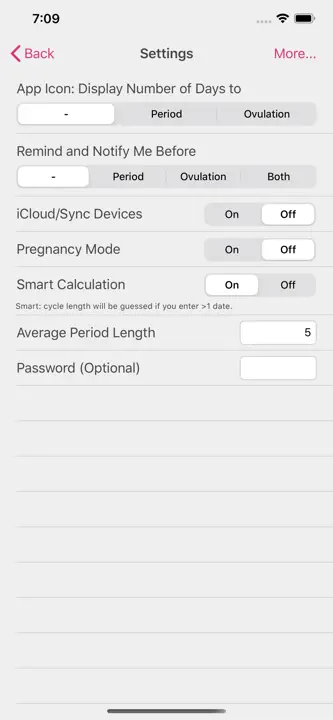 Menstrual Period Tracker : capture d’écran 4 sur 4