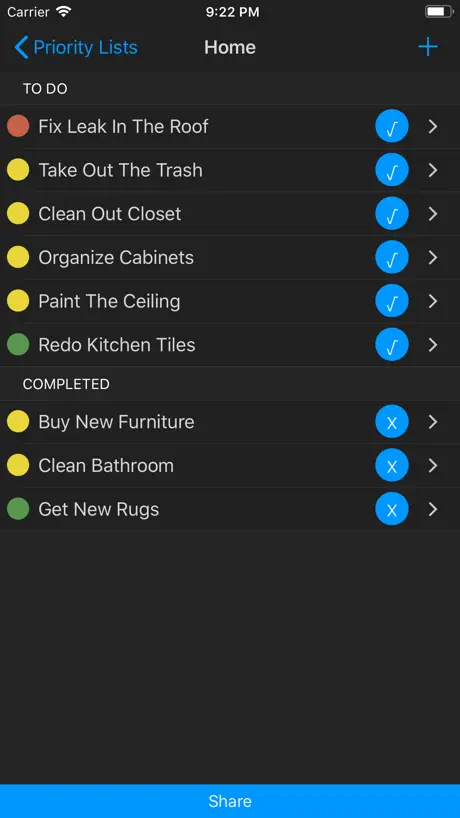 Priority Lists