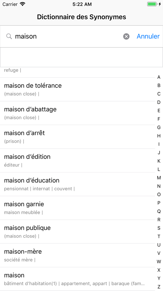 #5. Dictionnaire des Synonymes (iOS) 由: FB PUBLISHING LLC