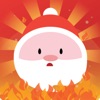 Santa on Fire icon