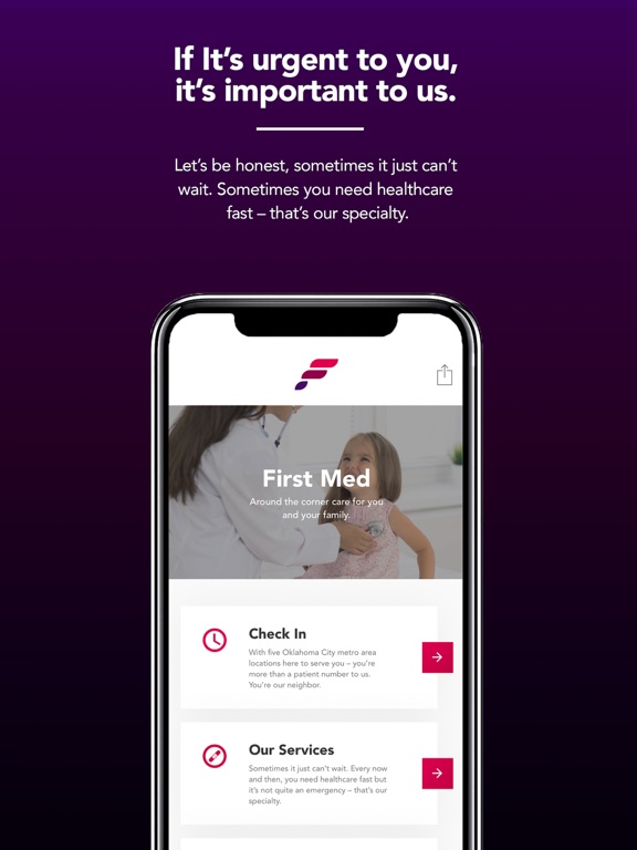 Screenshot #4 pour First Med Urgent Care