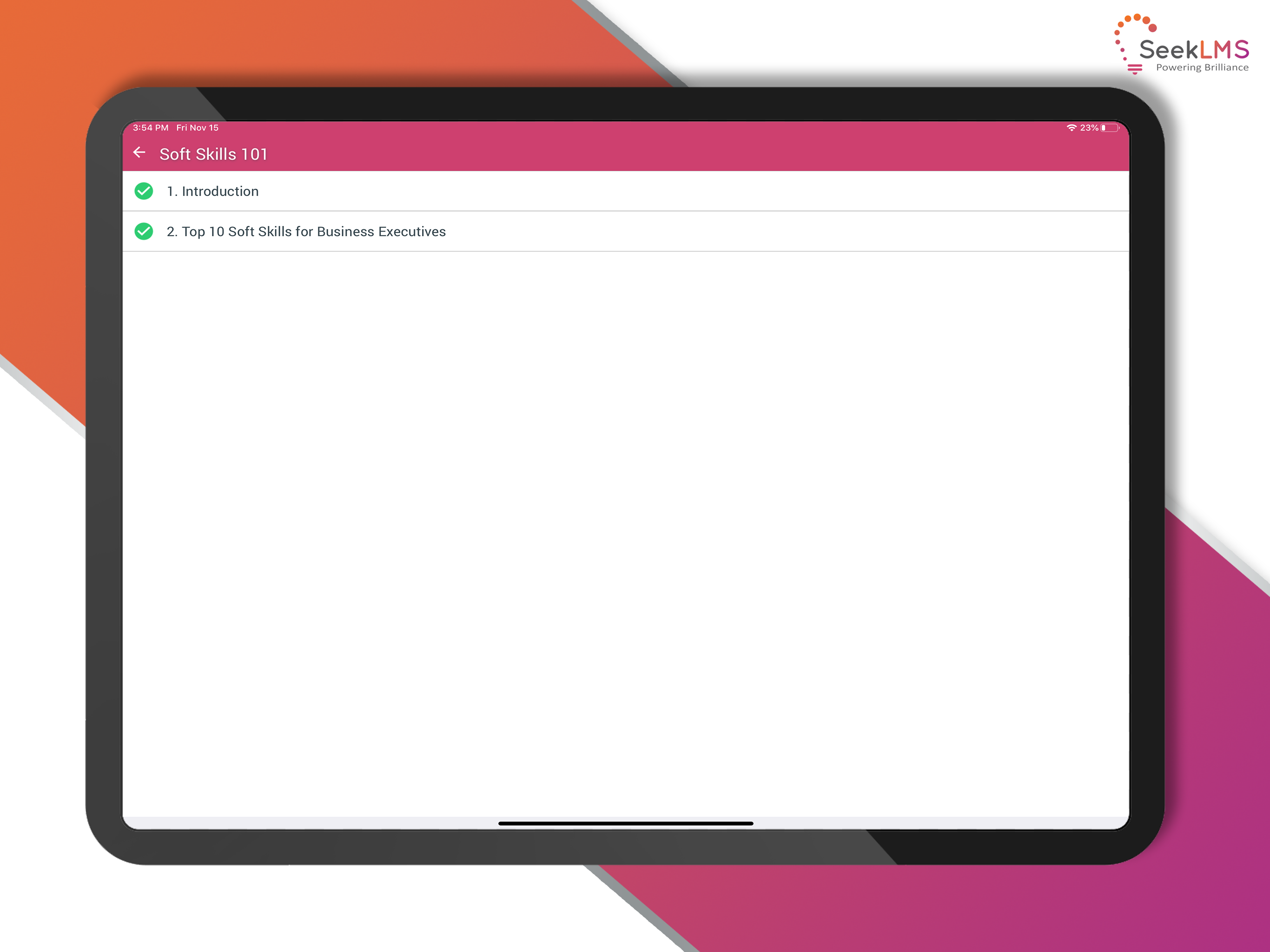 SeekLMS screenshot 17