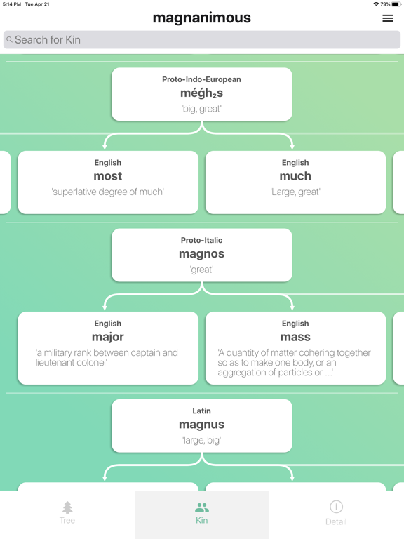 Screenshot #5 pour EtymologyExplorer