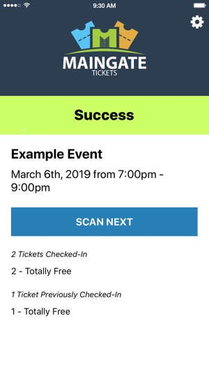 Maingate Ticket Scanner(圖4)-速報App
