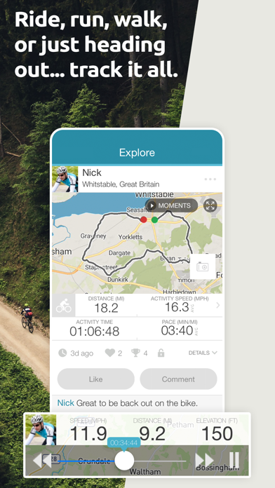 Screenshot #1 pour Map My Tracks: run tracker pro