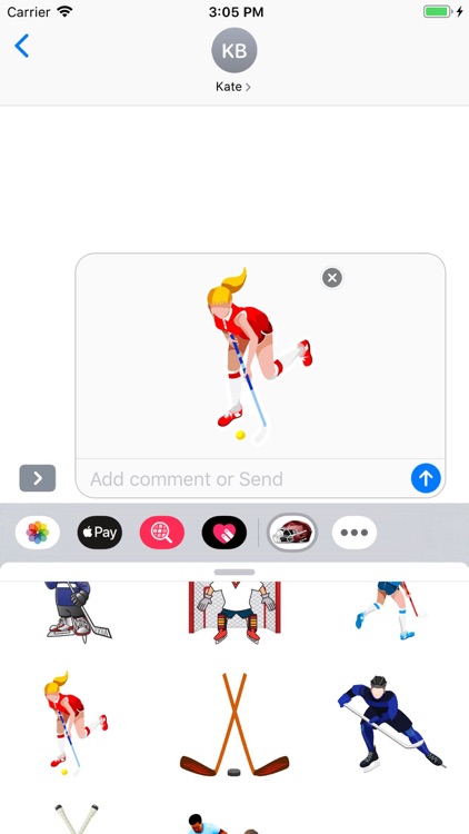 Hockey - Stickers Pack screenshot-7
