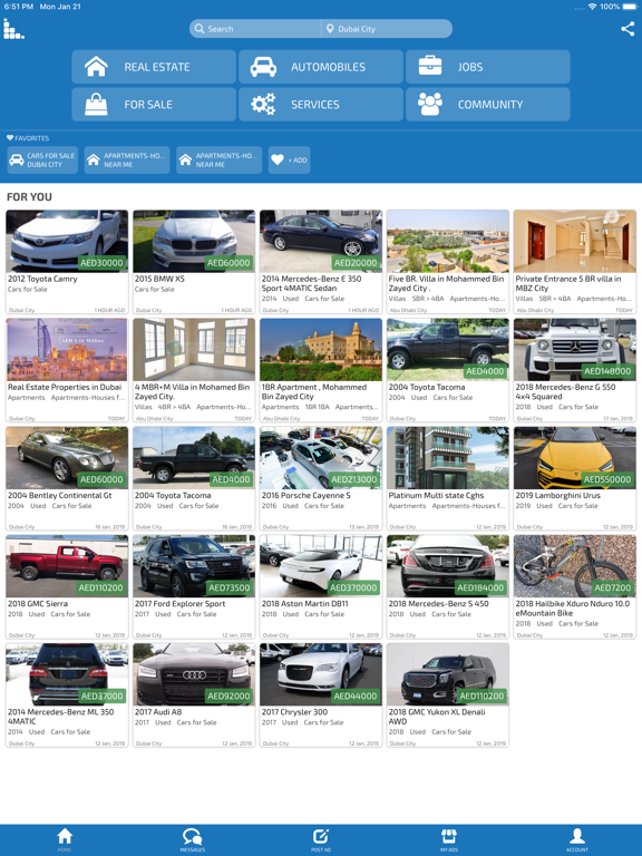 Classi4U Classifieds iPad screenshot 1 - Shopping app