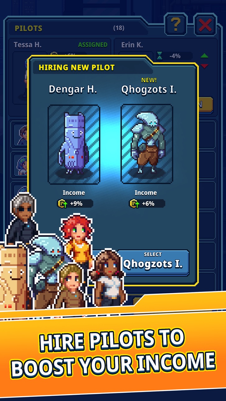 Idle Space: Tycoon - Free Hack screenshot 6 - iOS game interface