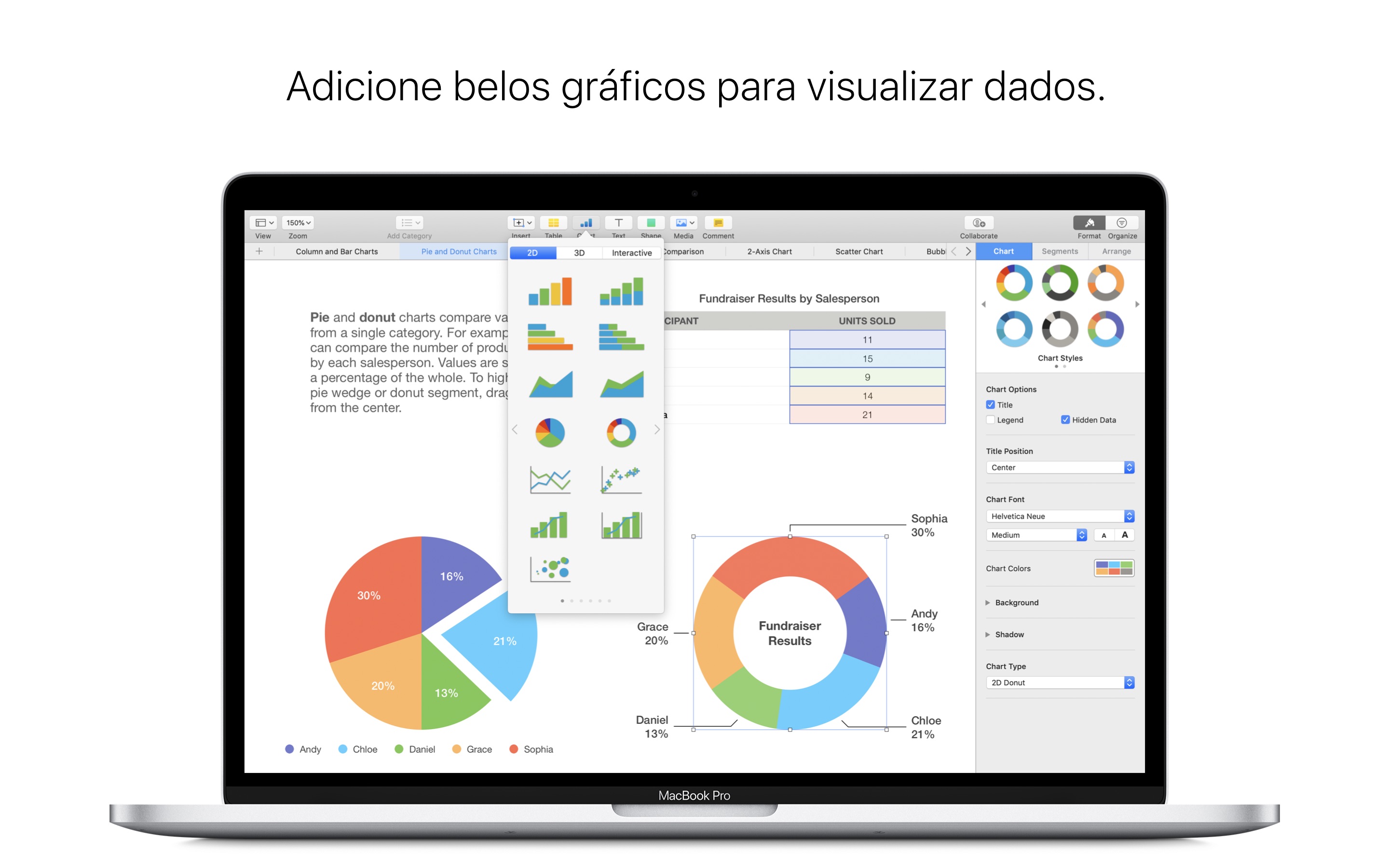 Screenshot do app Numbers
