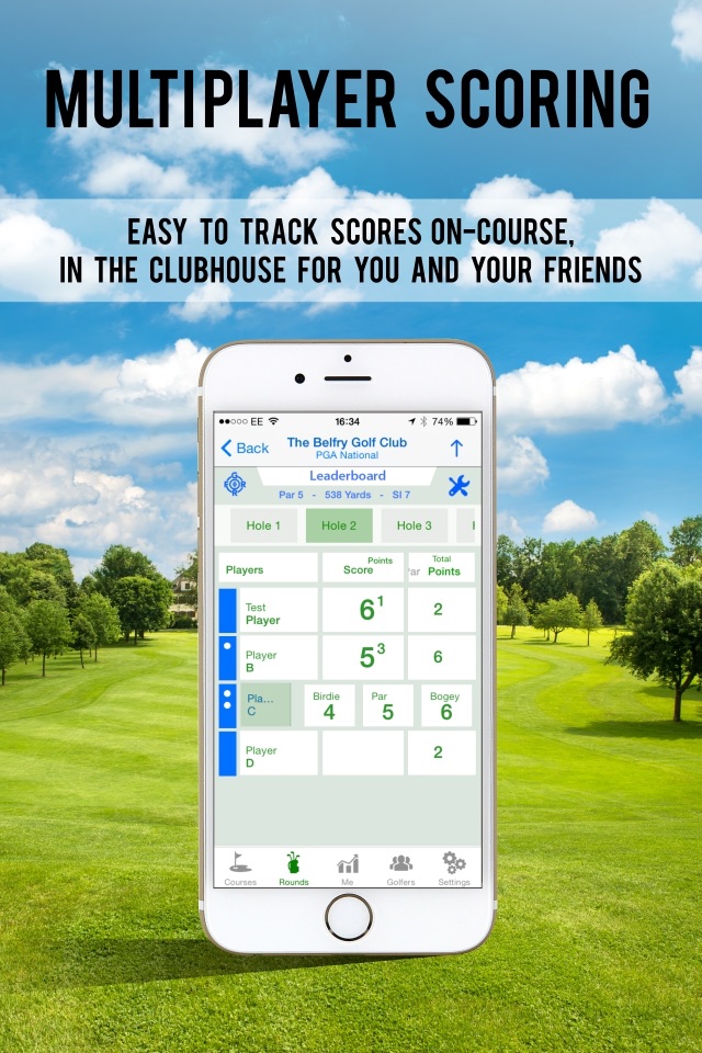 Golfshake track score+handicap screenshot 4