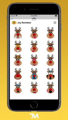 Game screenshot Joy Reindeer Stickers apk