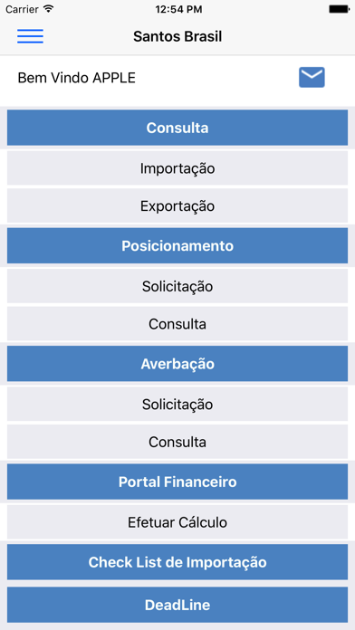 Screenshot #2 pour Santos Brasil APP