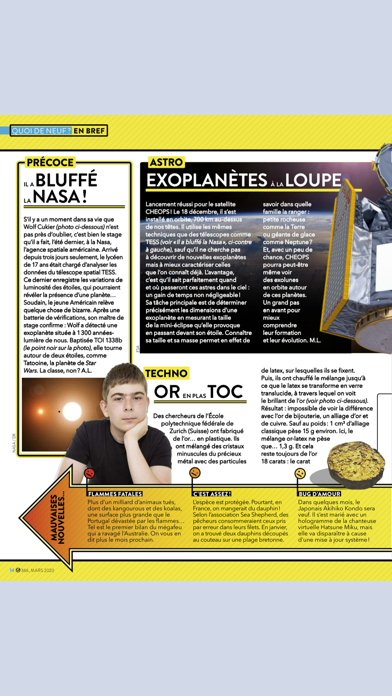 Science & Vie Junior Magazine Screenshot