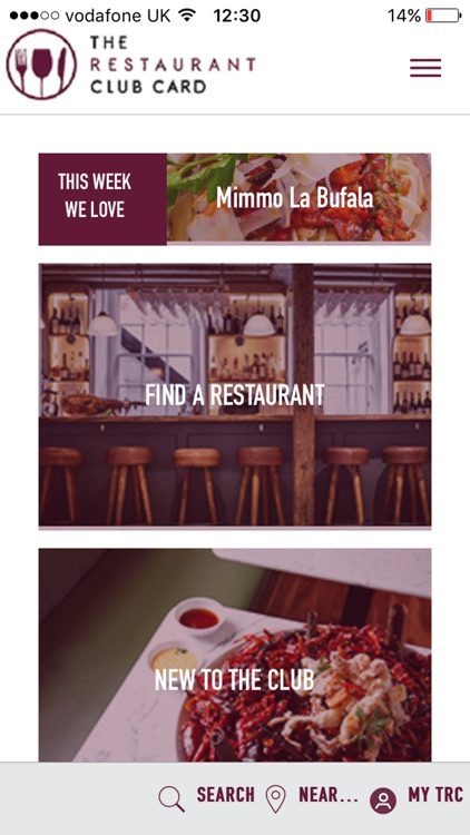 The Restaurant Club Card