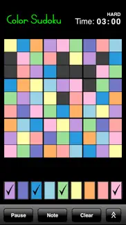 color sudoku iphone screenshot 3