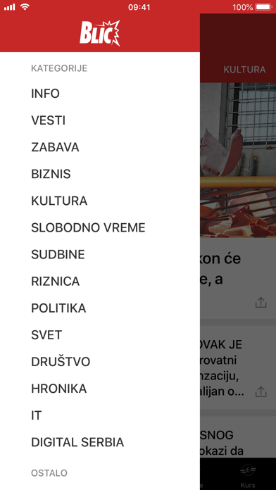 Blic Screenshot