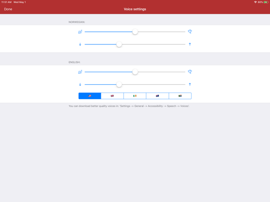 Norwegian Dictionary - offline iPad screenshot 5 - Reference app