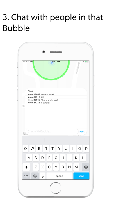 Bubble - Hyperlocal Chat screenshot 3